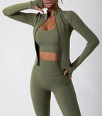 Gym Sets for Women Leg Bottoms Yoga Outfits Tracksuit