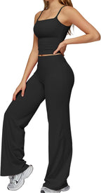 Womens Two Piece Tracksuit Set Long Sleeve Zipper Jacket with Athletic